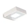 Plafond VIENA SQ IP65 LED 12W 1700lm 3K Blanc - Pas cher