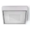 Plafond VIENA SQ IP65 LED 4,3W 400lm 3K Bl - Pas cher