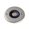 Encastré ICAZA IP67 LED 4,3W 400lm 3K Acier inoxydable rond - Pas cher