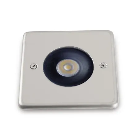 Encastré ICAZA IP67 LED 4,3W 400lm 3K Acier inoxydable carré - Pas ...