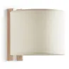 Apliq. WOOD IP20  E27 (Ø45) máx. 40W Cotton Beige - Pas cher