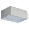 Plafond IONA LED 13W 1200LM 3000K al cep gris - Pas cher