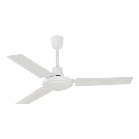 Ventilateur FUJIL sans lumière IP20 Ø120cm Blanc - Pas cher
