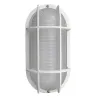 Plafond COBAN rejilla IP44 E27 Blanc - Pas cher
