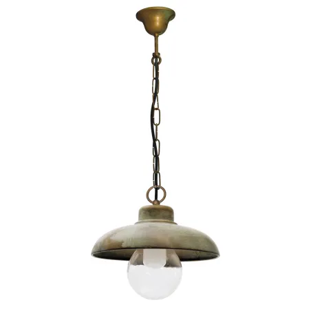 Pendant ANECY IP44 E27 Laiton vieilli - Pas cher