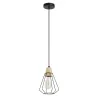 Suspension ELGA IP20 E27 60W Noir - Pas cher