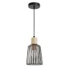 Suspension BAGUET IP20 E27 60W Noir - Pas cher