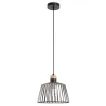 Suspension BAGUET IP20 E27 60W Noir - Pas cher