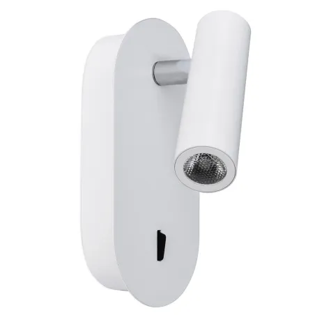 Applique liseuse DIRK IP20 LED 3W 200lm Blanc 3000K