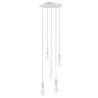 Suspension A TU ESTILO IP20 5xE27 60W blan - Pas cher