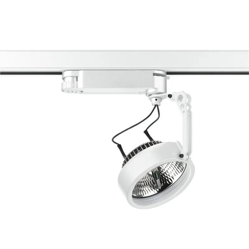 HAITI Projecteur  Rail  AR111 LED 50W DIM Bl - Pas cher