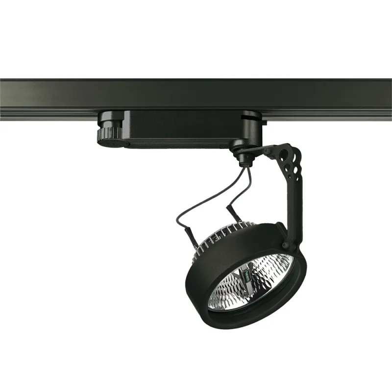 HAITI Projecteur  Rail AR111 LED 50W DIM Noir - Pas cher