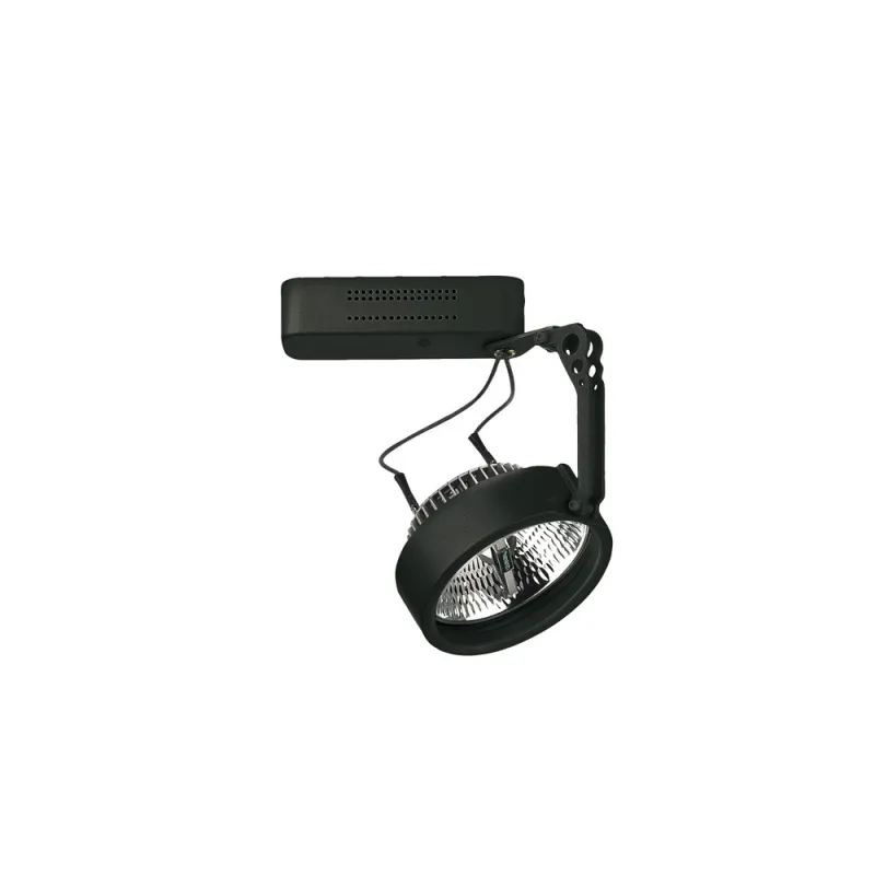 HAITI Projecteur BaseLED AR-111 50W 12V DIM Noir - Pas cher