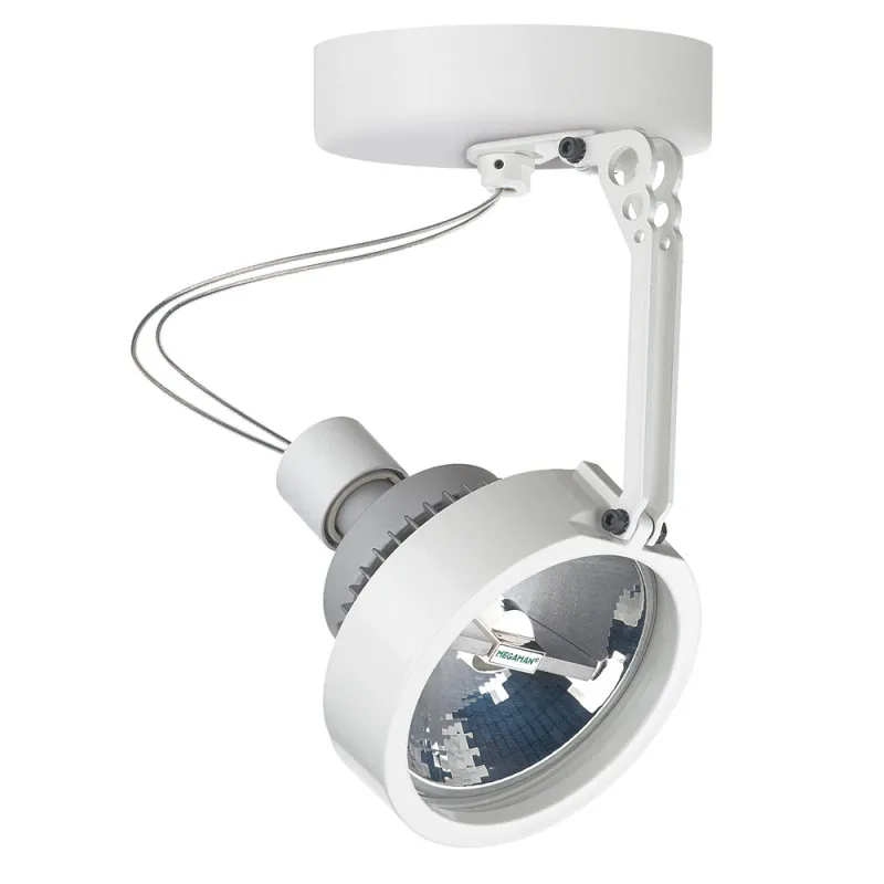 HAITI base LED AR 111 1x15W GU10 230V Bl - Pas cher