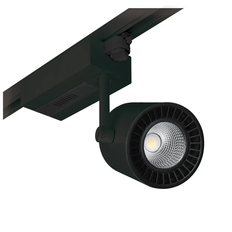 PROTEUS Projecteur Rail LED 4000K 2800Lm Noir - Pas cher