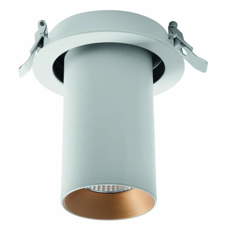 Projecteur Encastré HIDRA LED 18W  3000K Bl-Or - Pas cher