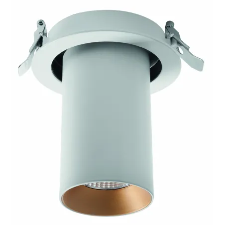 Projecteur Encastré HIDRA LED 18W  3000K Bl-Or - Pas cher