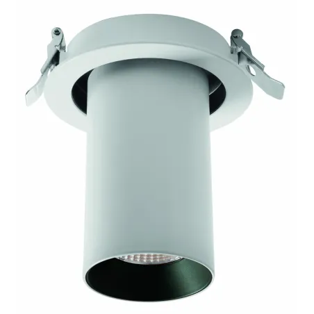 Projecteur Encastré HIDRA LED 18W  3000K Bl-Noir - Pas cher