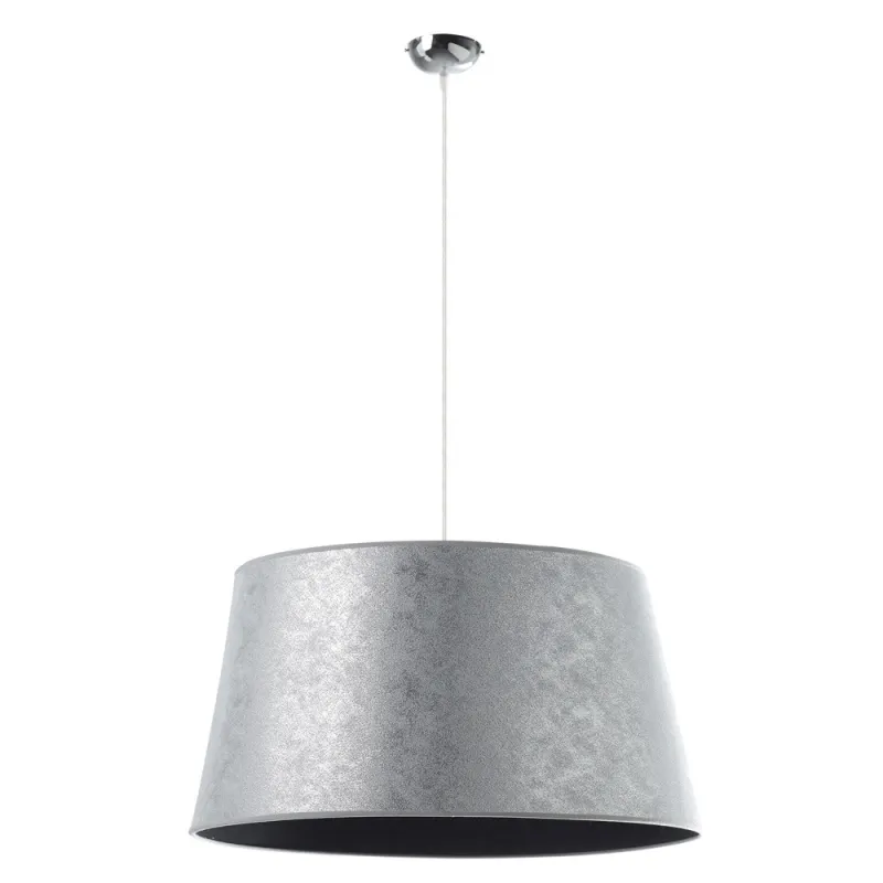 Suspension SELMA IP20 E27 60W 60cms silver - Pas cher