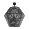 Pendant  IP55 E27  LED Ø56cm- separ. H.15cm Ratán Grafito - Pas cher