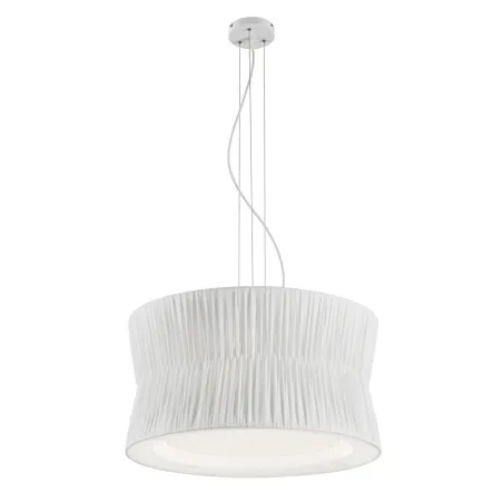 Suspension CORA IP20 3x E27 máx. 60W Ribbon Wrapped Blanc - Pas cher
