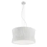 Suspension CORA IP20 3x E27 máx. 60W Ribbon Wrapped Blanc - Pas cher