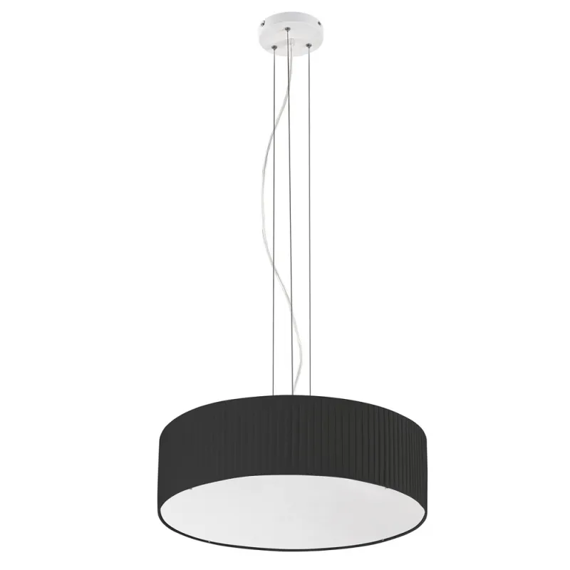 Suspension VORADA IP20 LED SMD 25W 3540lm 3K Ribbon Wrapped Noir - ...
