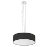 Suspension VORADA IP20 LED SMD 25W 3540lm 3K Ribbon Wrapped Noir - ...
