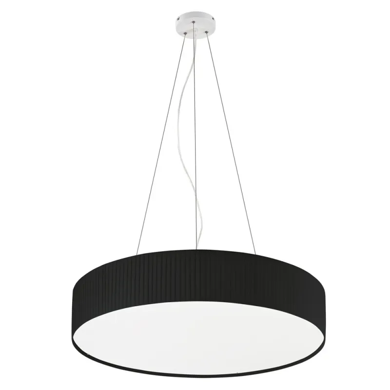 Suspension VORADA IP20 LED SMD 29W 4000lm 3K Ribbon Wrapped Noir - ...