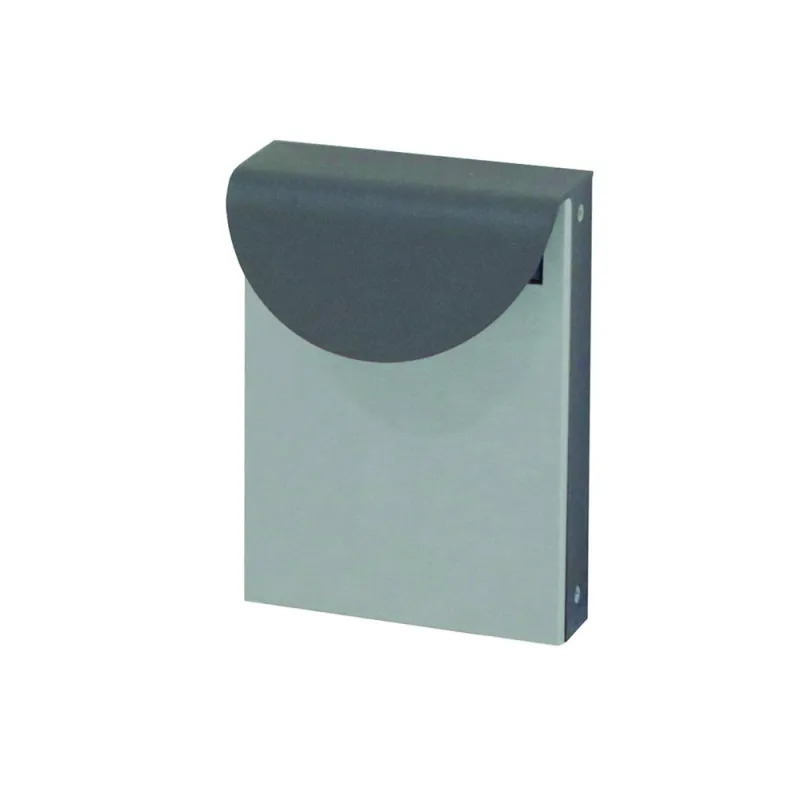 Borne LED  25cm 8,5W 3000K Gris. Neolith Phedra Satin - Pas cher