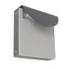 Appliquer LED  21cm 8,5W 3000K Gris.Neolith Phedra Satin - Pas cher