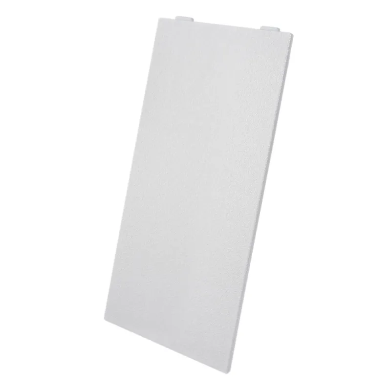 Assiette décorative accessoire DAIN 80 x 80 mm Blanc - Pas cher