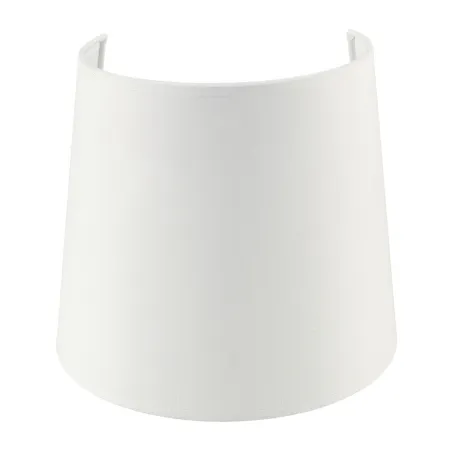 Abat-jour conique 21 cm cotton Blanc - Pas cher
