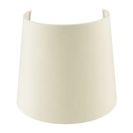 Abat-jour conique 21 cm cotton beige - Pas cher