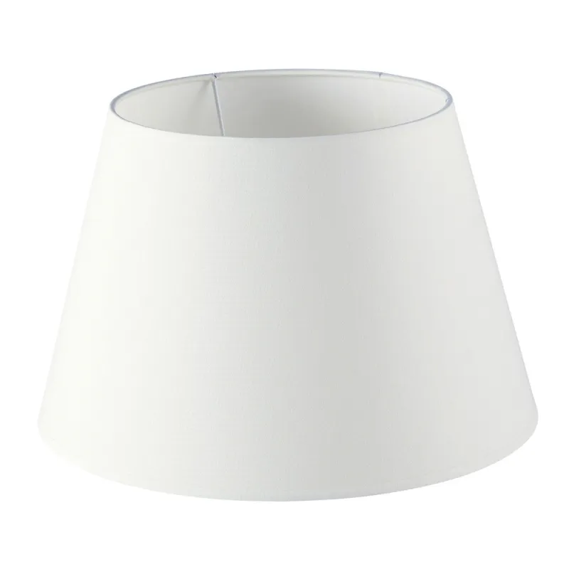 Abat-jour conique ø30cm cotton Blanc - Pas cher