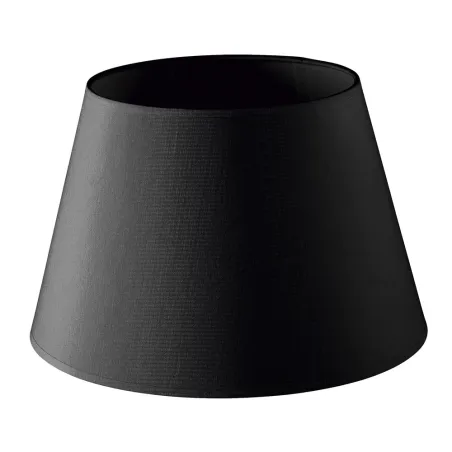 Abat-jour conique ø30cm cotton Noir - Pas cher