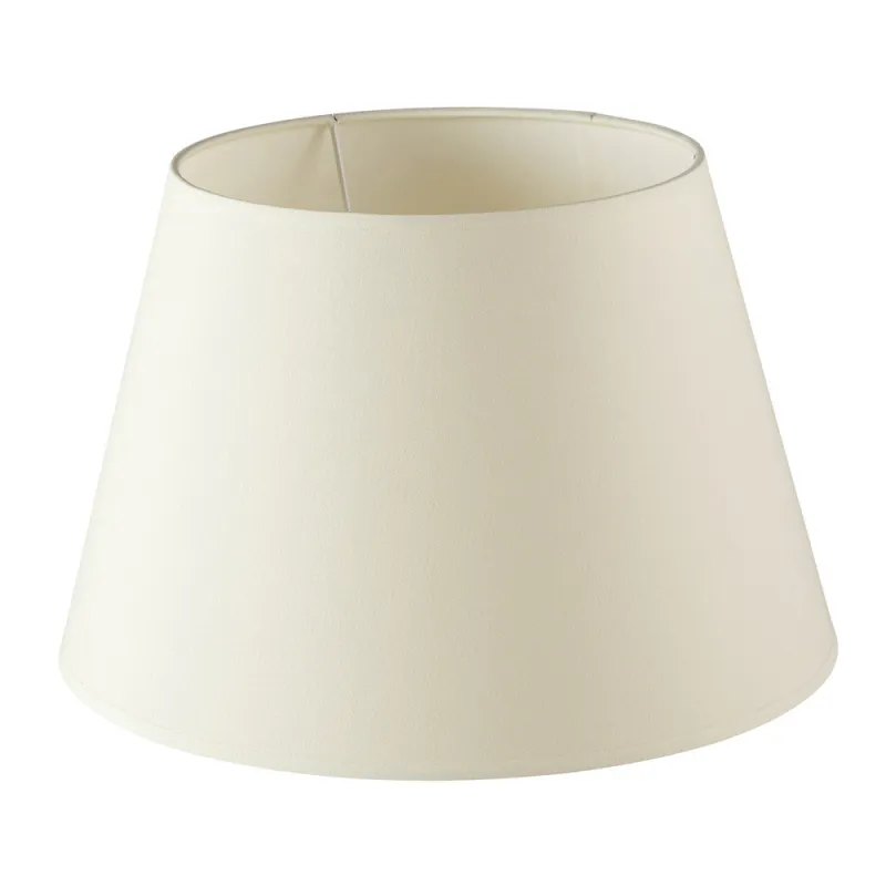 Abat-jour conique ø30cm cotton beige - Pas cher