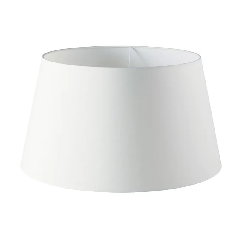 Abat-jour conique ø45 cm cotton Blanc - Pas cher