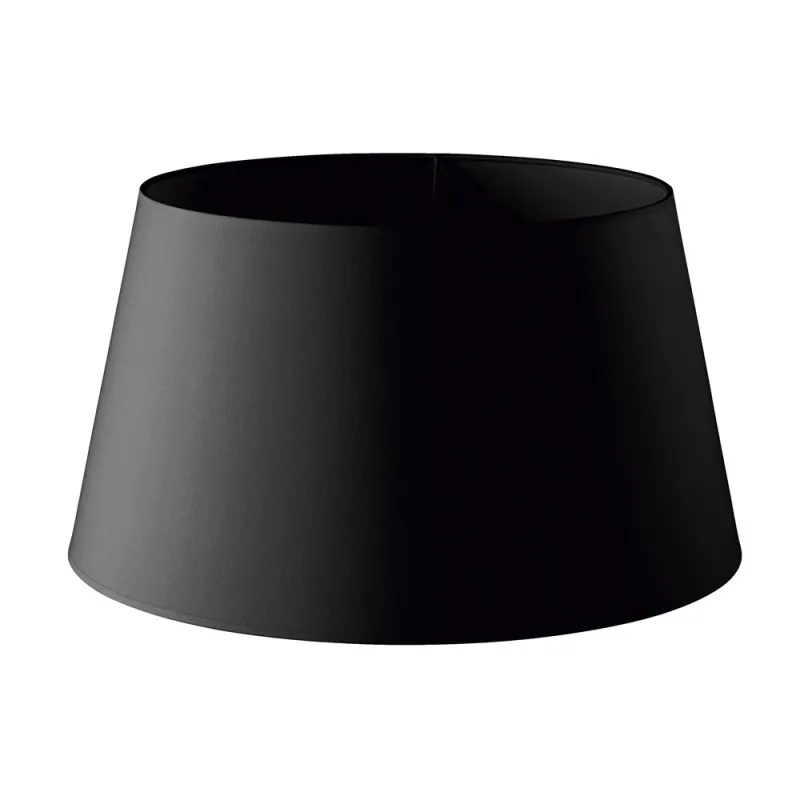Abat-jour conique ø45 cm cotton Noir - Pas cher