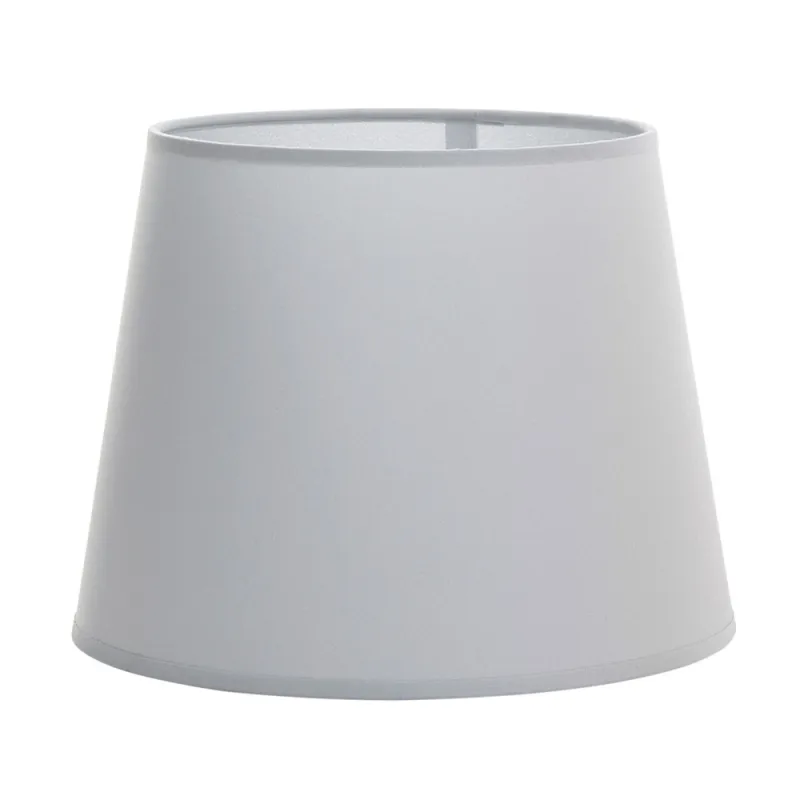 Abat-jour A TU ESTILO cotton gris  Ø19CM - Pas cher