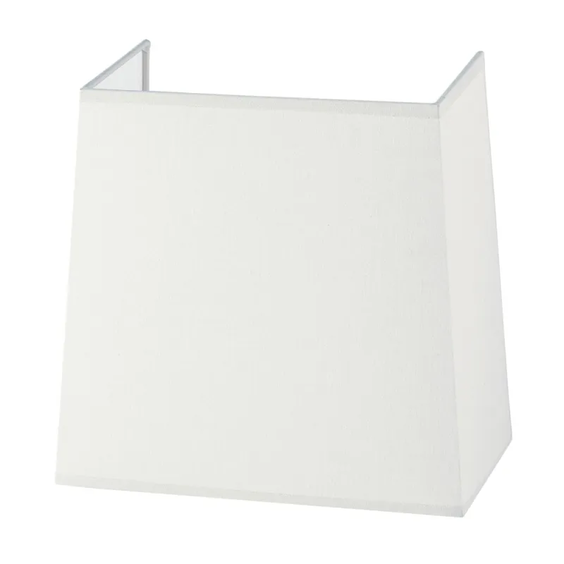 Abat-jour Plafond pyramidal 22cm cotton Blanc - Pas cher