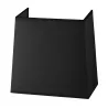 Abat-jour Plafond pyramidal 22cm cotton Noir - Pas cher