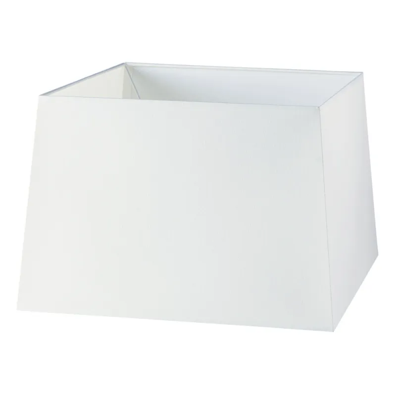 Abat-jour piramidal 40cm cotton Blanc - Pas cher