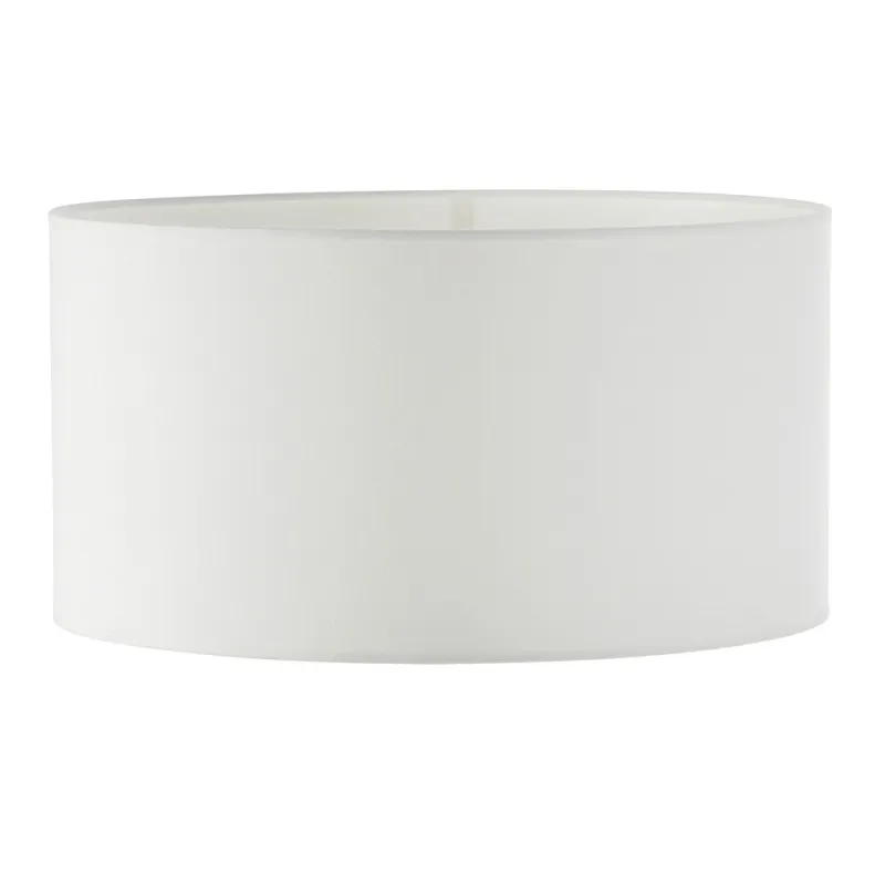Abat-jour Pied de salon WOOD/AMSTERDAM cotton Blanc - Pas cher