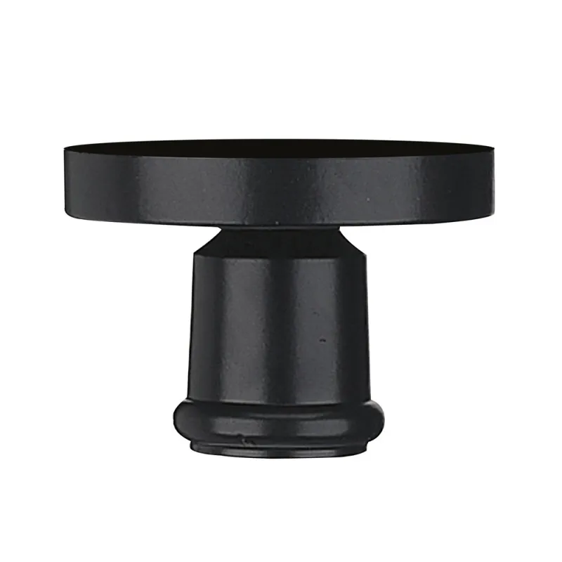 Soutien balon 25cm - poteau 4,5cm E27 noir - Pas cher