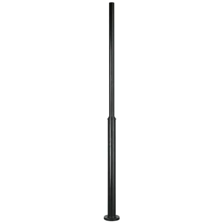 Colonne de résine lisse 280 cms. C/Reg. Noir. - Pas cher