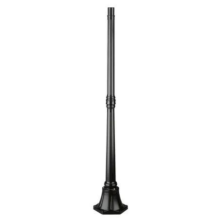 Colonne Luminaire 134cm Ø4,5cm Noir. - Pas cher