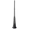 Colonne Luminaire 171cm Ø4,5cm Noir. - Pas cher