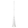 Colonne Luminaire 201cm Ø4,5cm Bl. - Pas cher