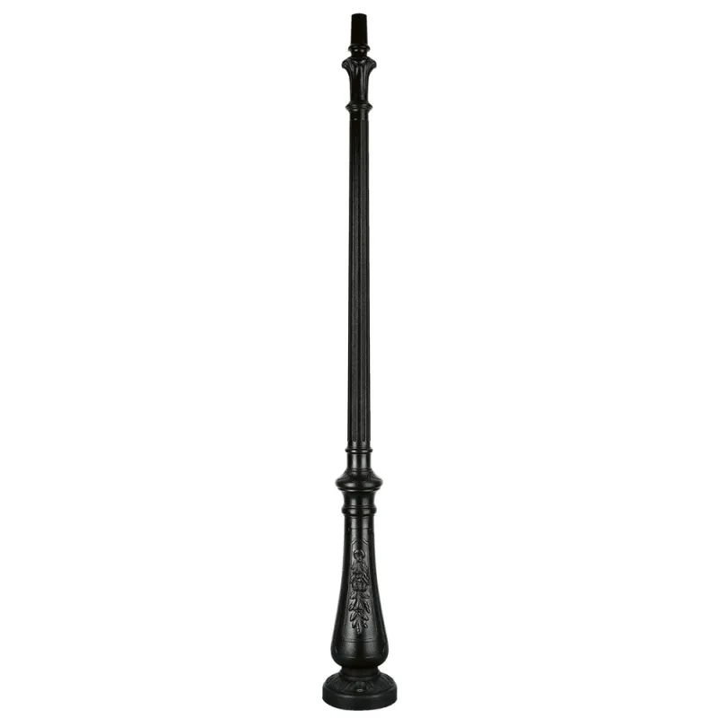 Colonne decoré résine 175 cms. noir - Pas cher